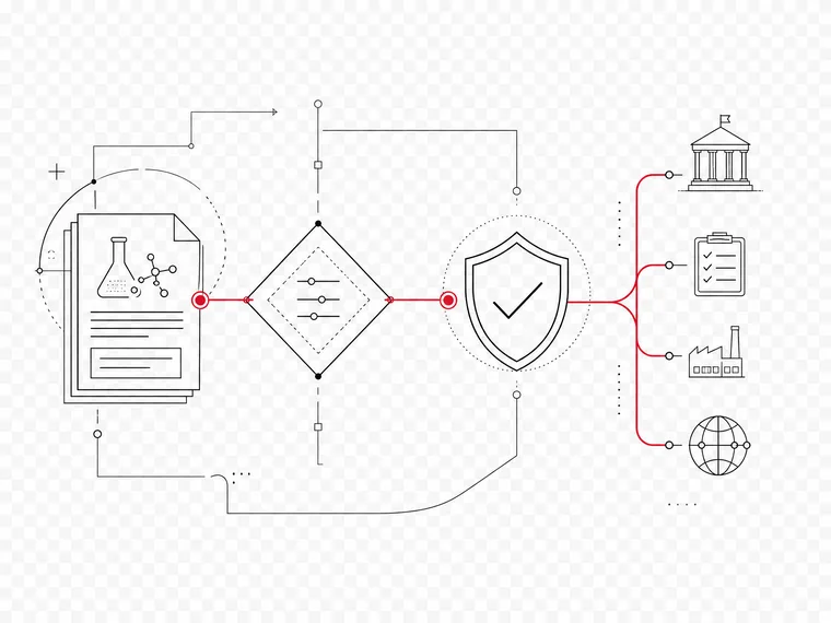 Public standards implementation system diagram